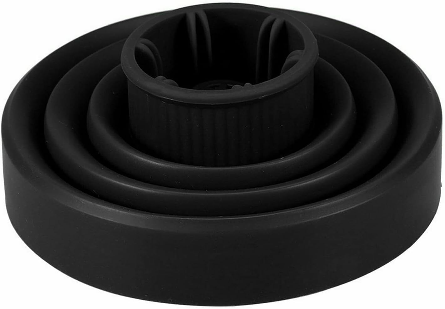 Hair Dryer Diffuser Attachment Universal Travel Folding Design Fit Most of Blow Dryers Professional Salon Lightweight Foldable Grade Tool (Black) image number 6