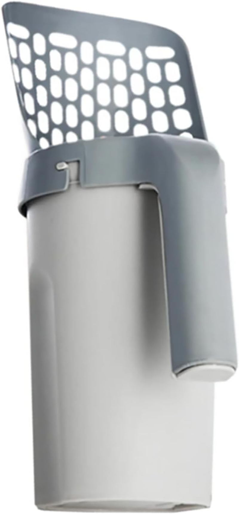 Easy to Carry Cat Sand Shovel, Portable Cat Litter Scoop with Storage Box for Pet Cleaning image number 4