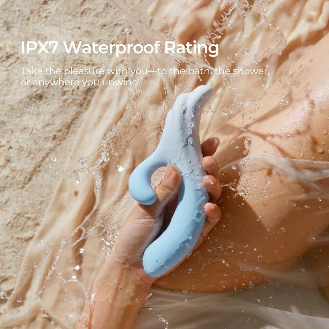 OSURGING Curved Vibrator Thrusting Dildo Sex Toys for Women, Dual Rabbit Vibrator Personal Massager, Clit & G-Spot Massager with 8 Modes and 4 Frequencies Sex Toy for Women Couples image number 2