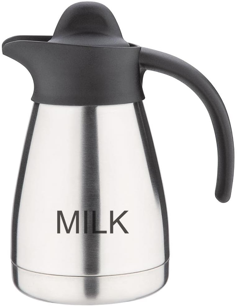 Olympia Screwtoped Vacuum Etched Milk Jug, 0.5 Litre Capacity