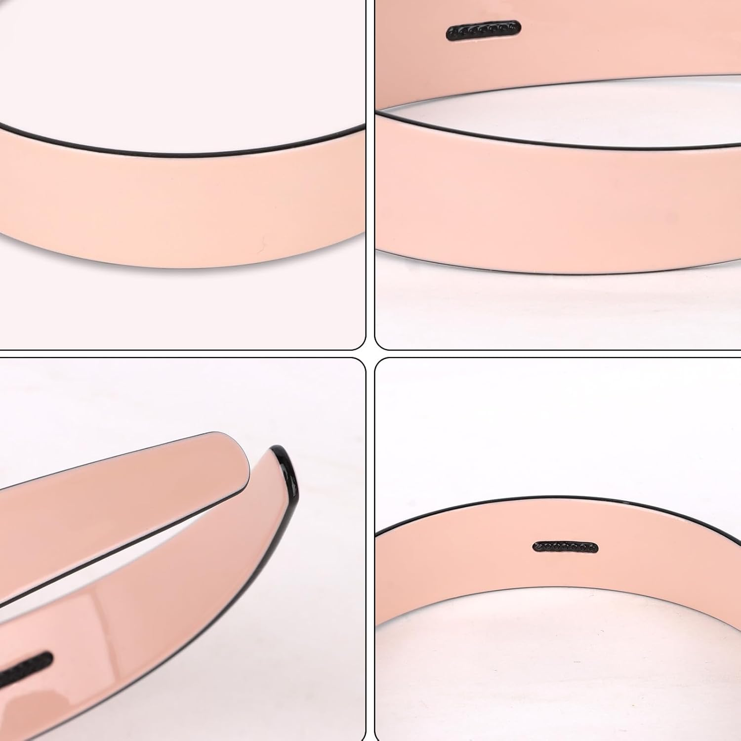 Bumlofa Pack of 2 Acetate Headbands for Women, Simple and Elegant Headband image number 4