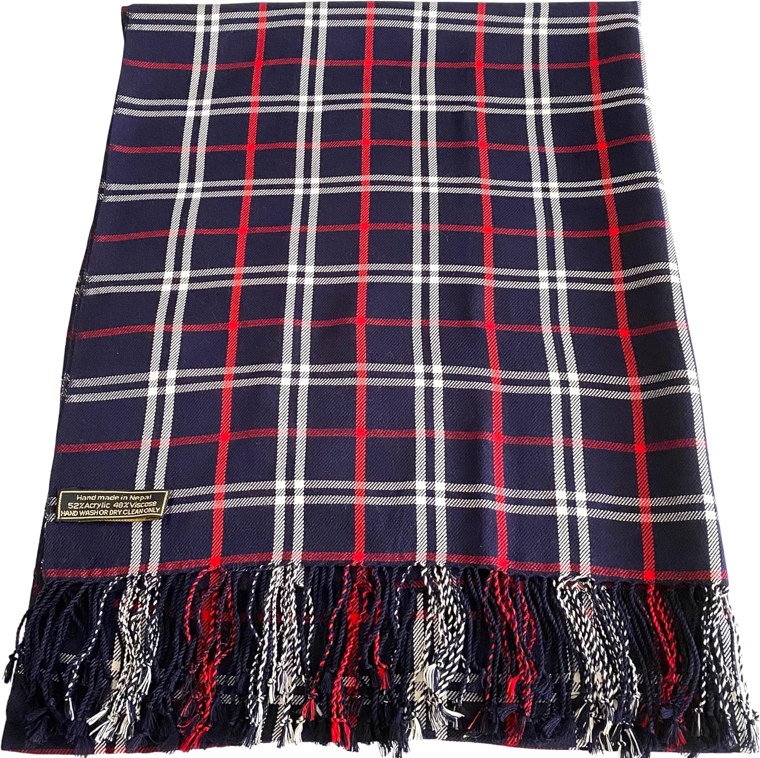 CJ Apparel Men'S Nepalese Tartan Design Fashion Scarf Seconds Scarves Fall/Winter Face Cover NEW