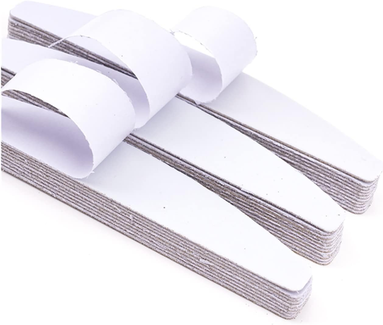 TRUSTTWO 50/100PCS Grey Professional Nail Files 100 180 240 Bulk Removalble Pads with Metal Handle Stainless Steel Thicken EVA Sandpaper the New (Color : Army Green) image number 6