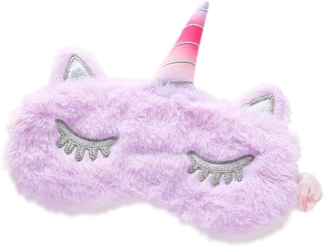 Shinywear Cute Rabbit Sleeping Eye Mask Plush Blindfold Travel Sleep Masks Super Soft Funny Eye Cover for Kids Girls and Adult (Green Frog)