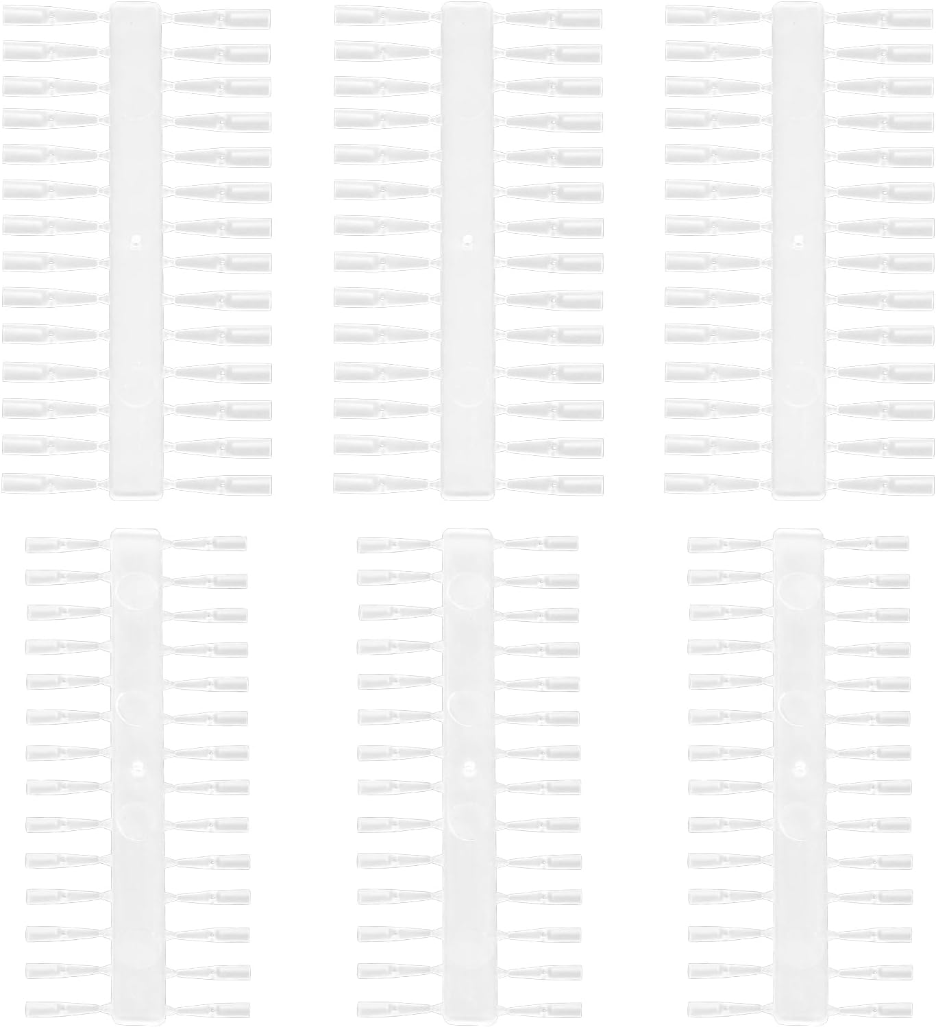 SG Store 168Pcs Fishing Gear European Style Fishing Set Bait Stopper Plastic Stopper Carp Fishing Gear 7Mm and 9Mm Fits Corn Meat Pellet Bait Fishing Gear, Transparent image number 3