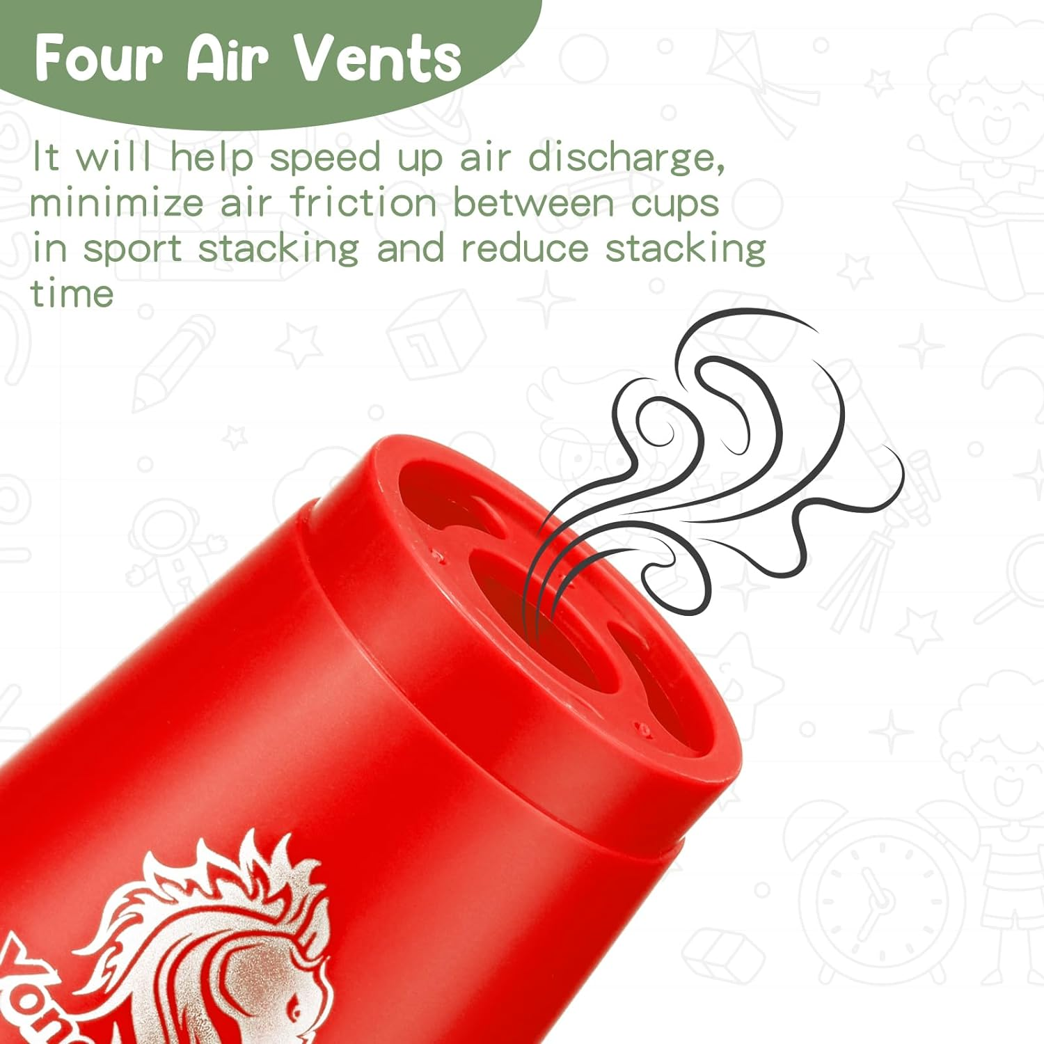 Libima 4 Set Sports Stacking Cups 48 Pcs Cup Stacking Set Stackable Cups Classic Stacking Games Speed Training Game for Boys Girls Adults Family Party Challenge Competition Travel Gift, 4 Colors