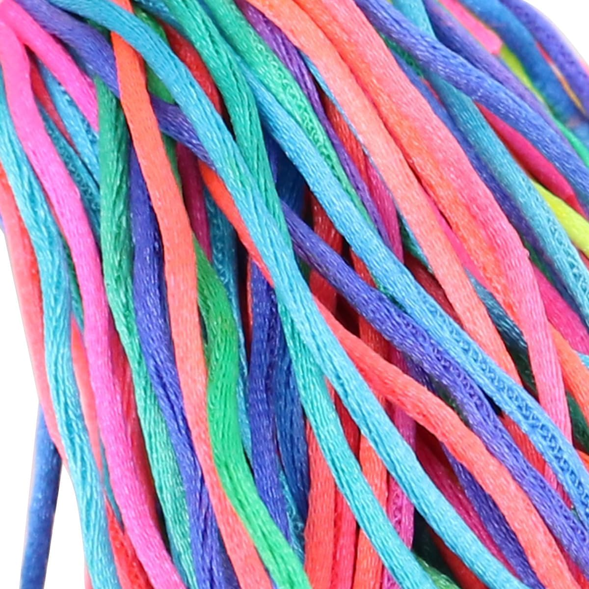 Namvo 40 Pieces Hair Braids Colorful Hair Wraps Rainbow Braided Hair Ties DIY Ponytail Braids Hair Styling Accessories for Women and Girls Fashion Weave Cords image number 2