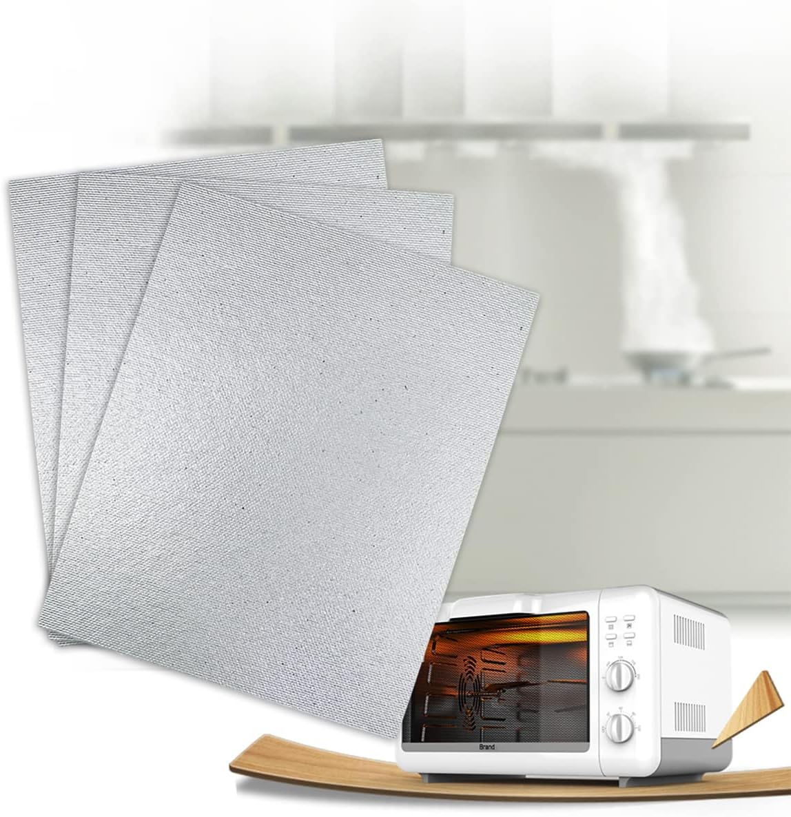 Wuyan 15Pcs Microwave Oven Parts Mica Slice Super Thick Heat Insulation Accessories, 150Mm * 120Mm Mica Sheet Repairing Accessory for Microwave Oven image number 6