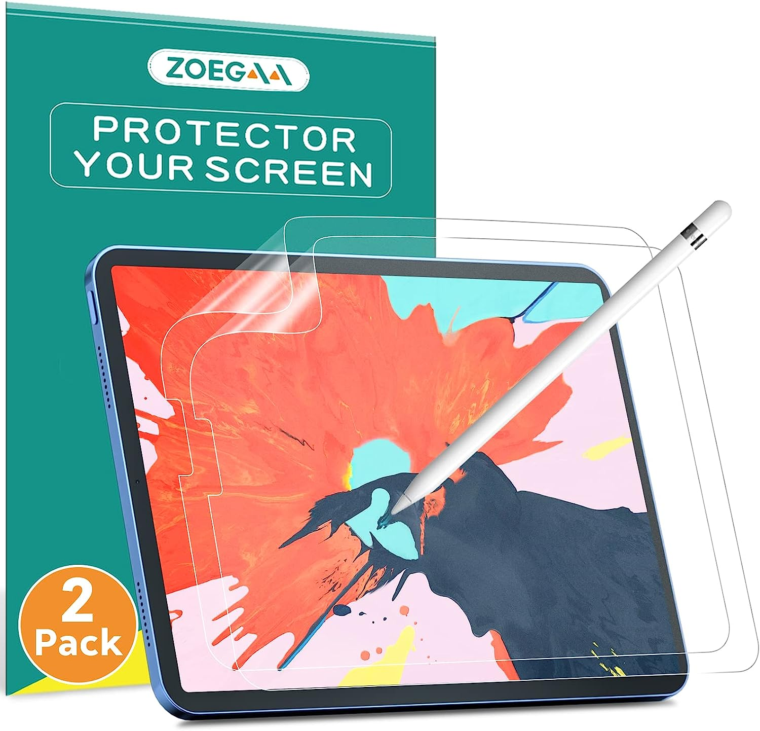 ZOEGAA Privacy Screen Protector for Ipad Mini 7(2024,A17 Pro 7Th Gen) /Ipad Mini 6(2021,6Th Gen),Anti Blue Light Anti-Spy Matte Screen Film Guard Screen Protector for 8.3 image number 2