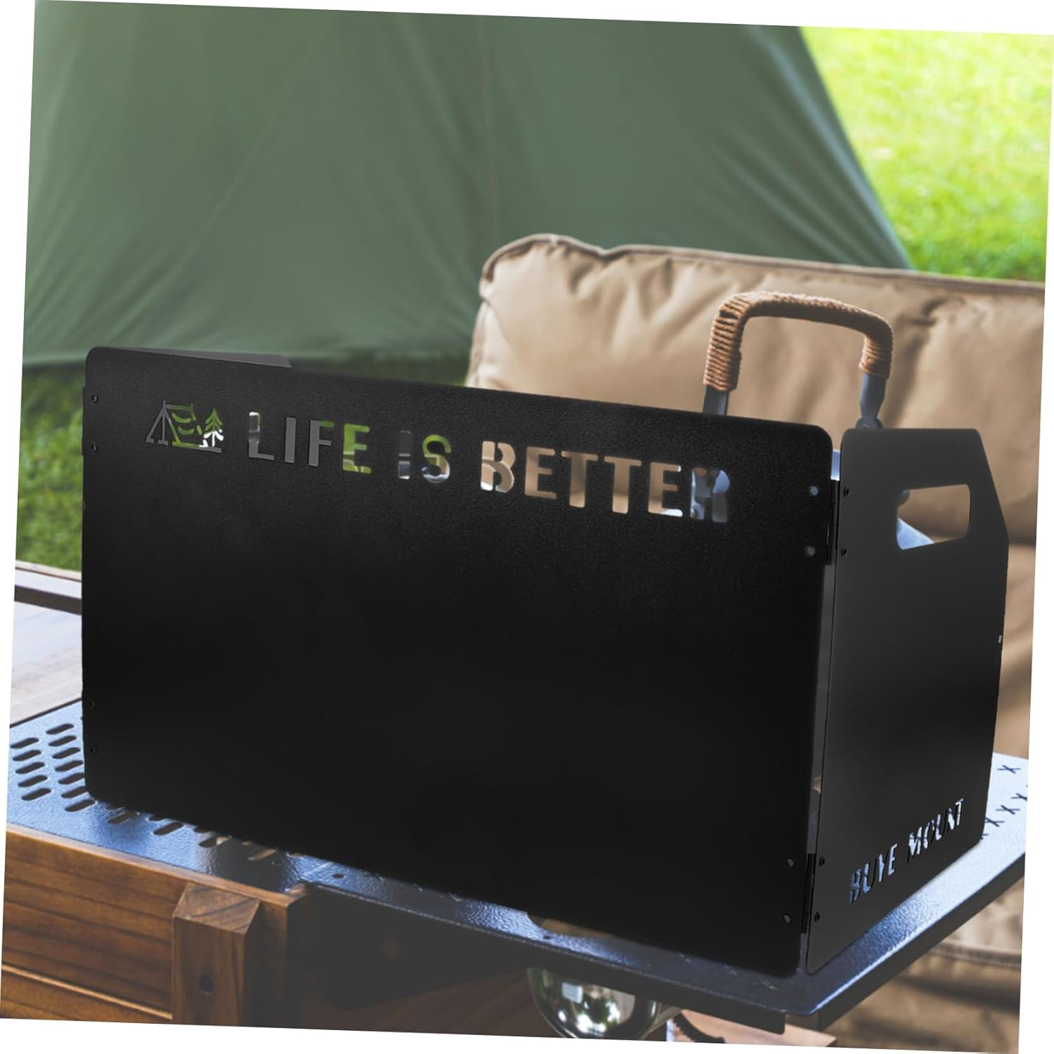 BESPORTBLE Windproof Stove Screen Folding Outdoor Windshield Camping Stove Windscreen Portable Wind Screen for BBQ Accessory image number 6