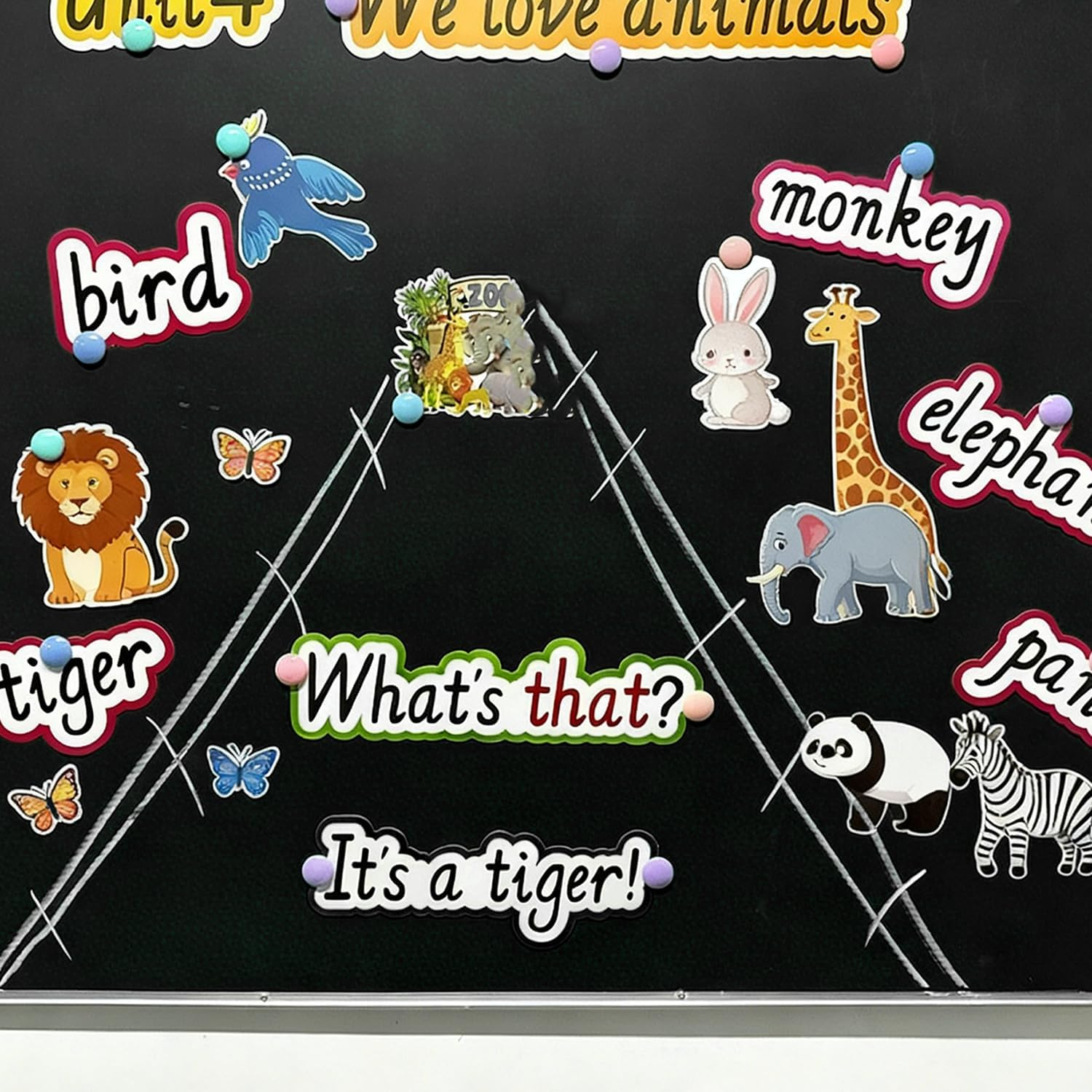 Colorful round Magnetic Push Pins &ndash; Strong Hold Magnets for Whiteboard & Blackboard, Office and Classroom Teaching Supplies image number 1