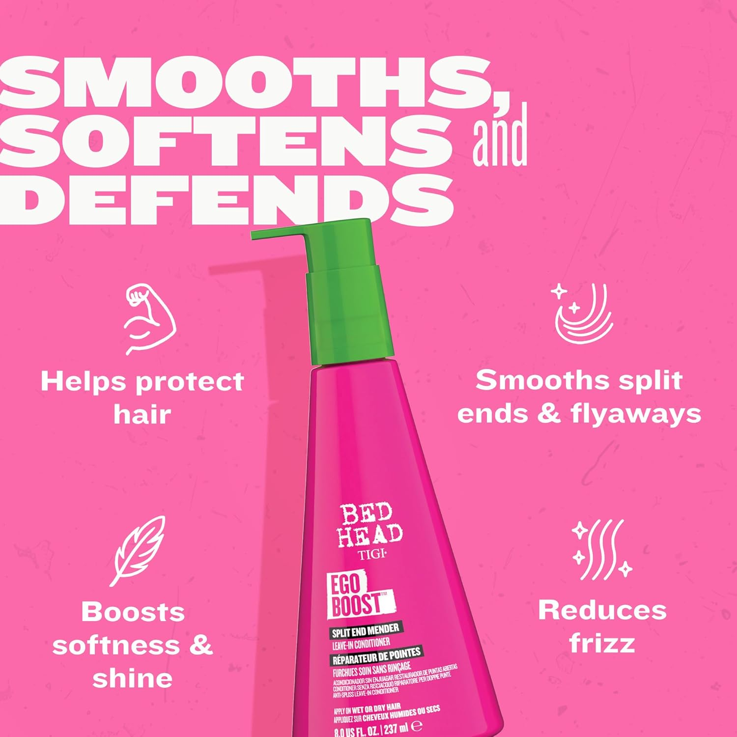 BED HEAD Ego Boost Leave-In Conditioner, 237 Ml image number 4