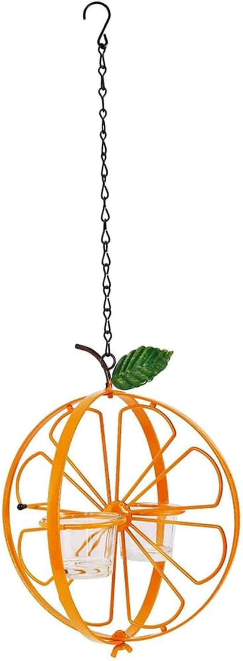 Hanging Bird Feeding Station with 2 Cups - Premium Hummingbird & Wild Bird Feeder, Durable Outdoor Fruit Feeder for Garden, Patio, and Backyard Adjustable Hanging Stand Included image number 1