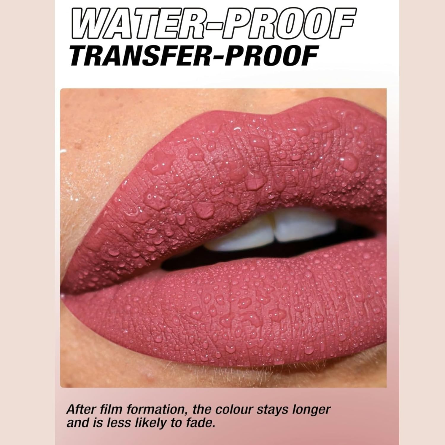 3Pcs Lip Set &ndash; Lip Liner, Lip Stain & Lipstick | Smudge-Proof, Long-Lasting Nude Brown#03 image number 2