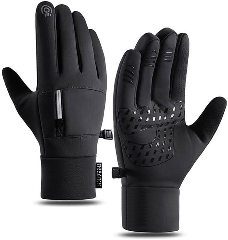 KEGECOL Winter Gloves for Men Women, Waterproof Warm Ski Gloves for Cold Weather, Touch Screen, Running Driving Cycling