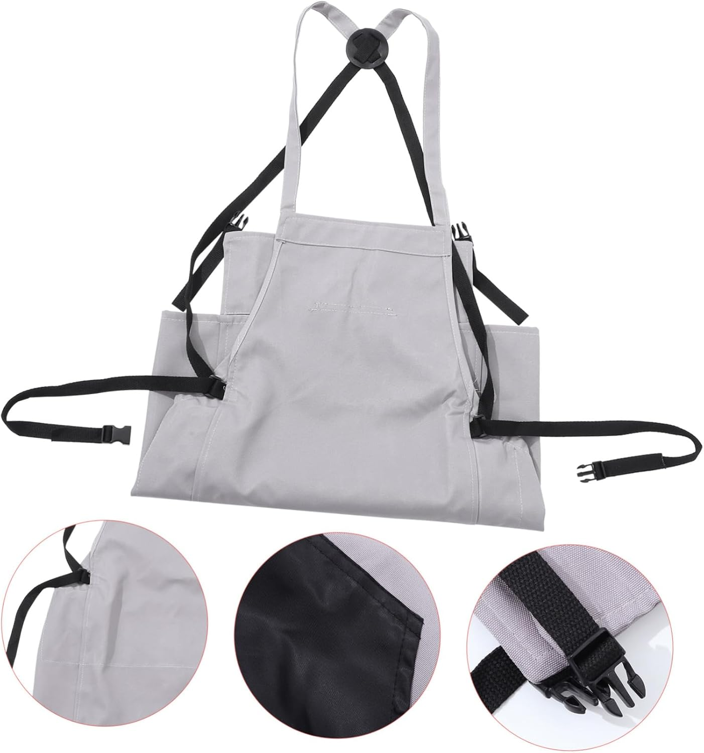 Oxford Cloth Garden Apron for Women Pockets Fruit Picking Harvesting Berry Storage Bag Kitchen Cooking image number 4