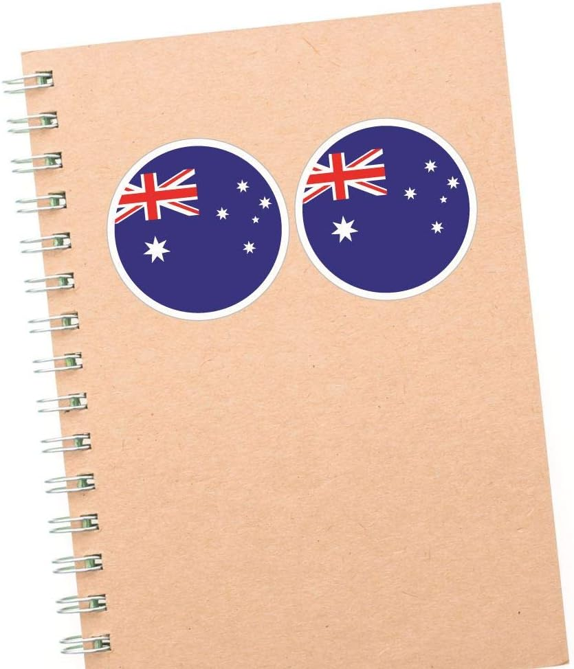 Australian Flag X2 Sticker Decal Aussie Straya Oz Country Love Proud image number 3