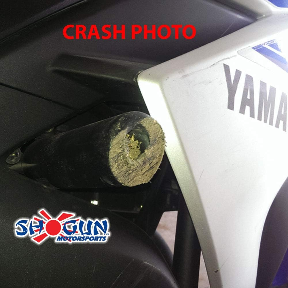 2015-2018 Yamaha YZF-R3 Black Complete No Cut Frame Slider Kit; Includes: No Cut Frame Sliders Swing Arm Spools and Bar Ends - 755-6129 - Made in the USA image number 2