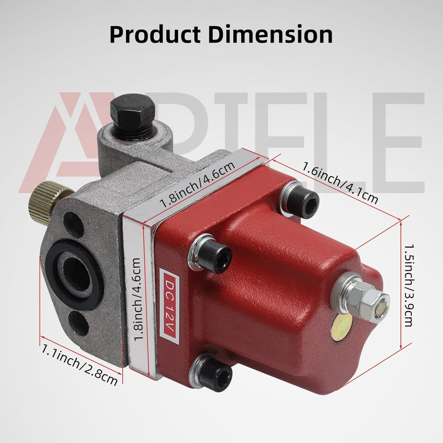 Fuel Shut off Solenoid Valve 3035344 3054291 for Cummins NTA855 & N14 M11 K38 K50 PAI # 180208 12VDC image number 2