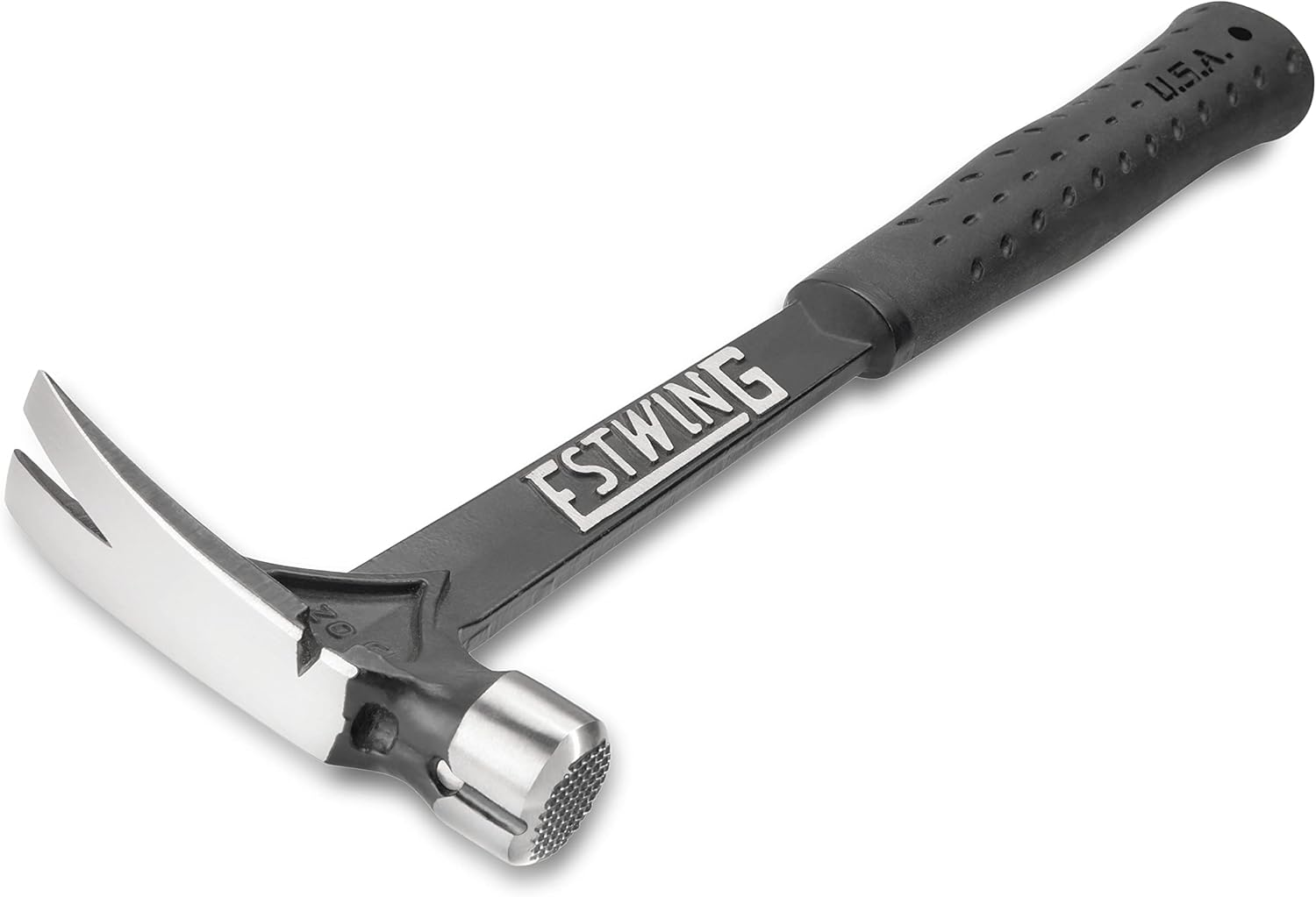 Estwing EB/15SM 15Oz Ultra Black Hammer, Milled Face, Shock Reduction Grip image number 6