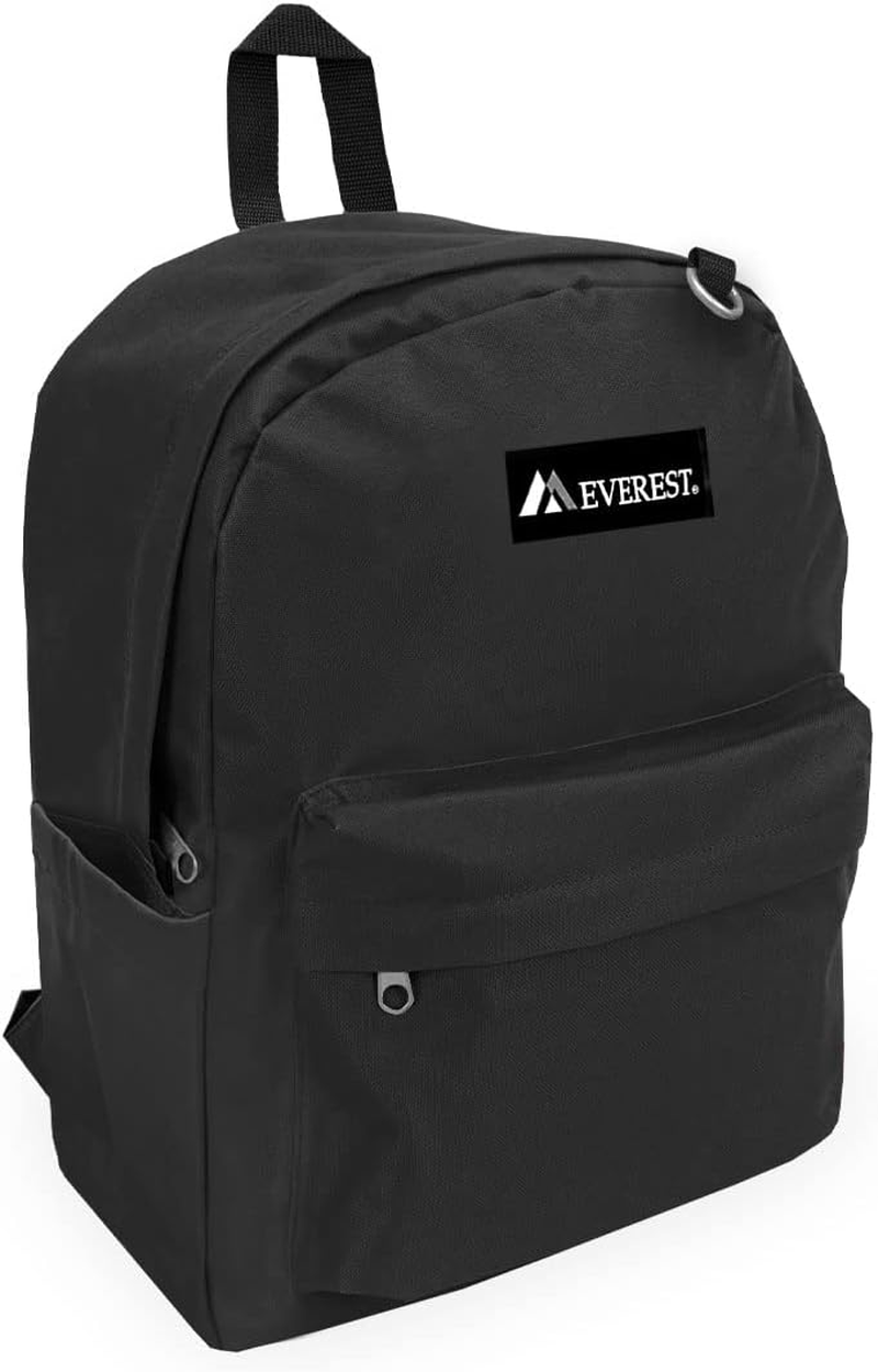 Everest Classic Laptop Backpack W/Side Pocket