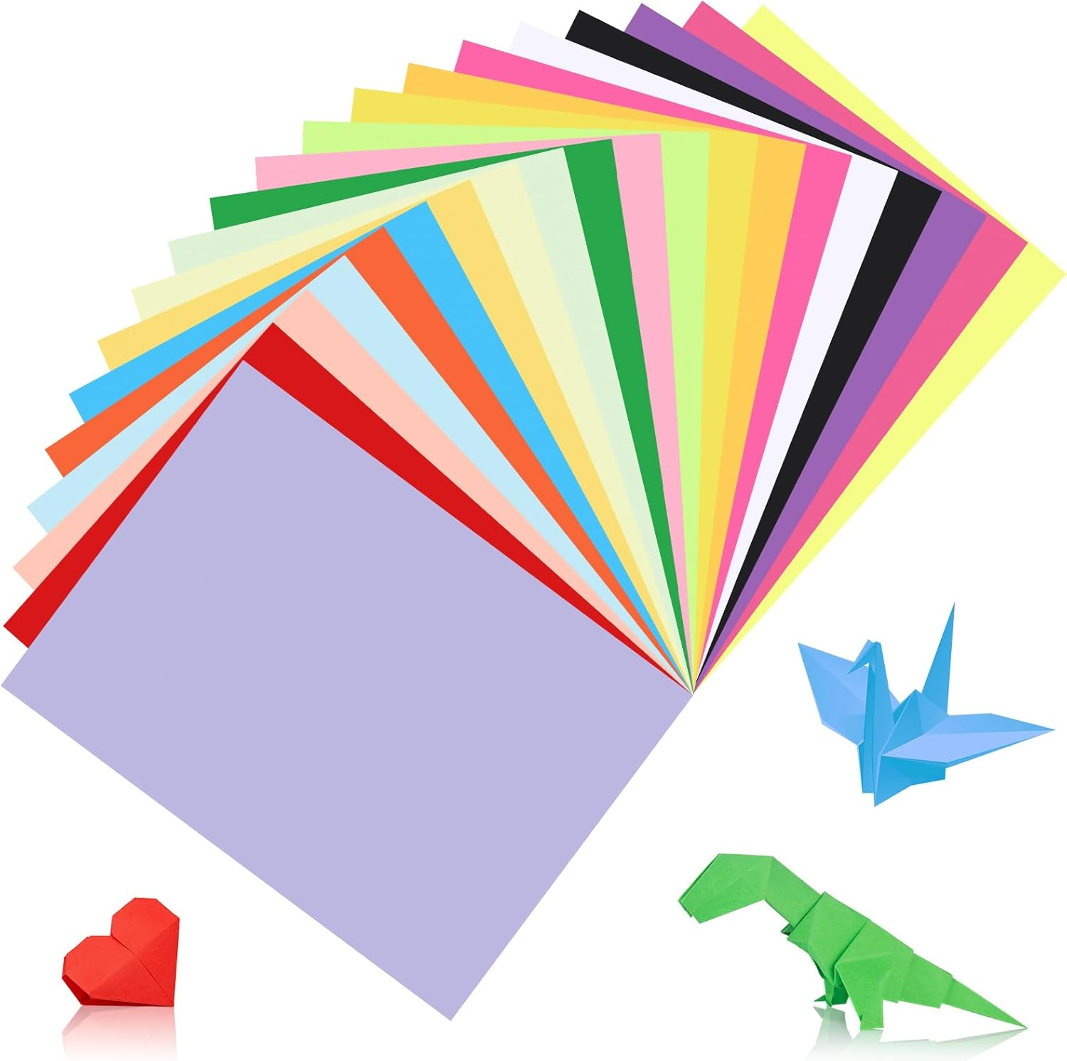 CORORIO A4 Colored Ptinter Paper 100 Sheets of 70Gsm with 20 Vivid Colors for Creative Printing, Crafting, and Art Projects - Perfect for Invitations, School Supplies and DIY Crafts. image number 5