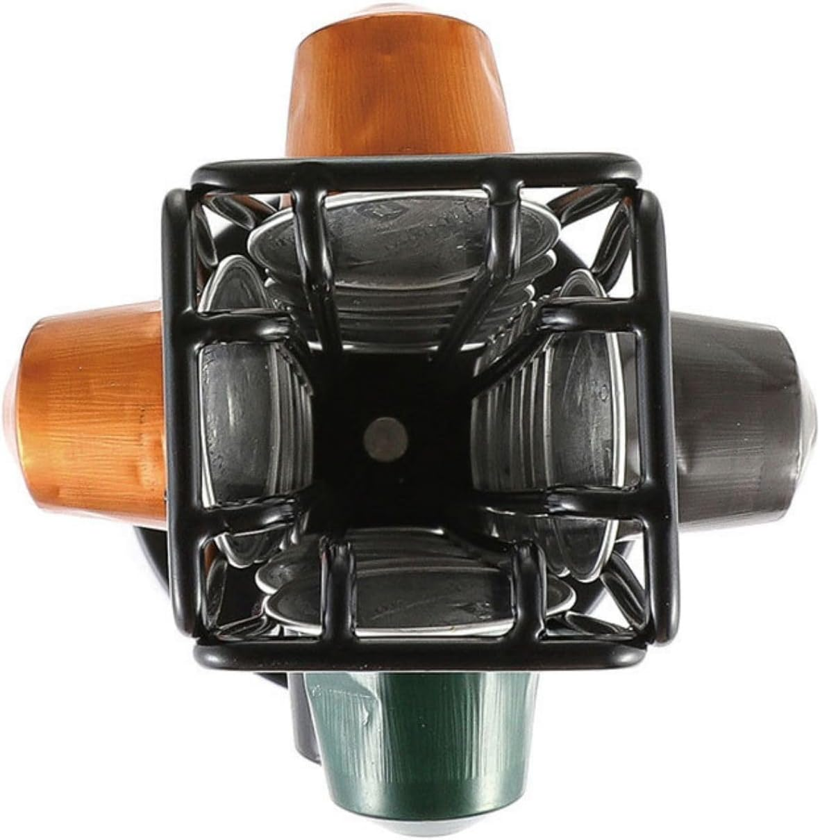 Gominimo Coffee Pod Holder, Stores 42 Pods with 360-Degree Rotation, Kitchen Decor for Effortless Access and Durability, Stylish Organization for Your Nespresso Collection, Black image number 5