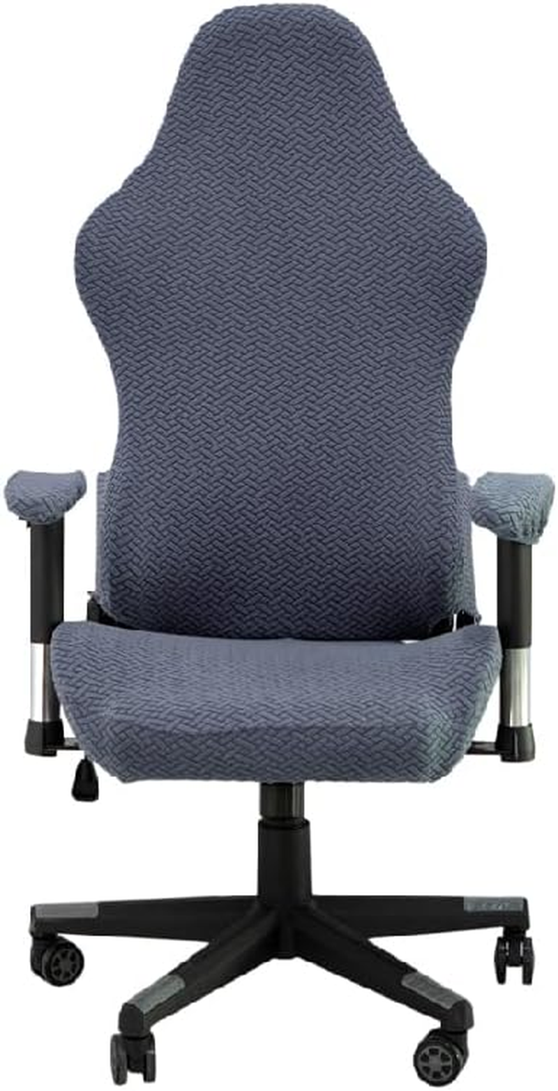 Hyper Cover Jacquard Gaming Chair Cover (Black) - Universal Gamer/Gaming Chair Seat Cover Australia - Secret Labs Compatible - Racing Style Seat Cover for Gaming Chair