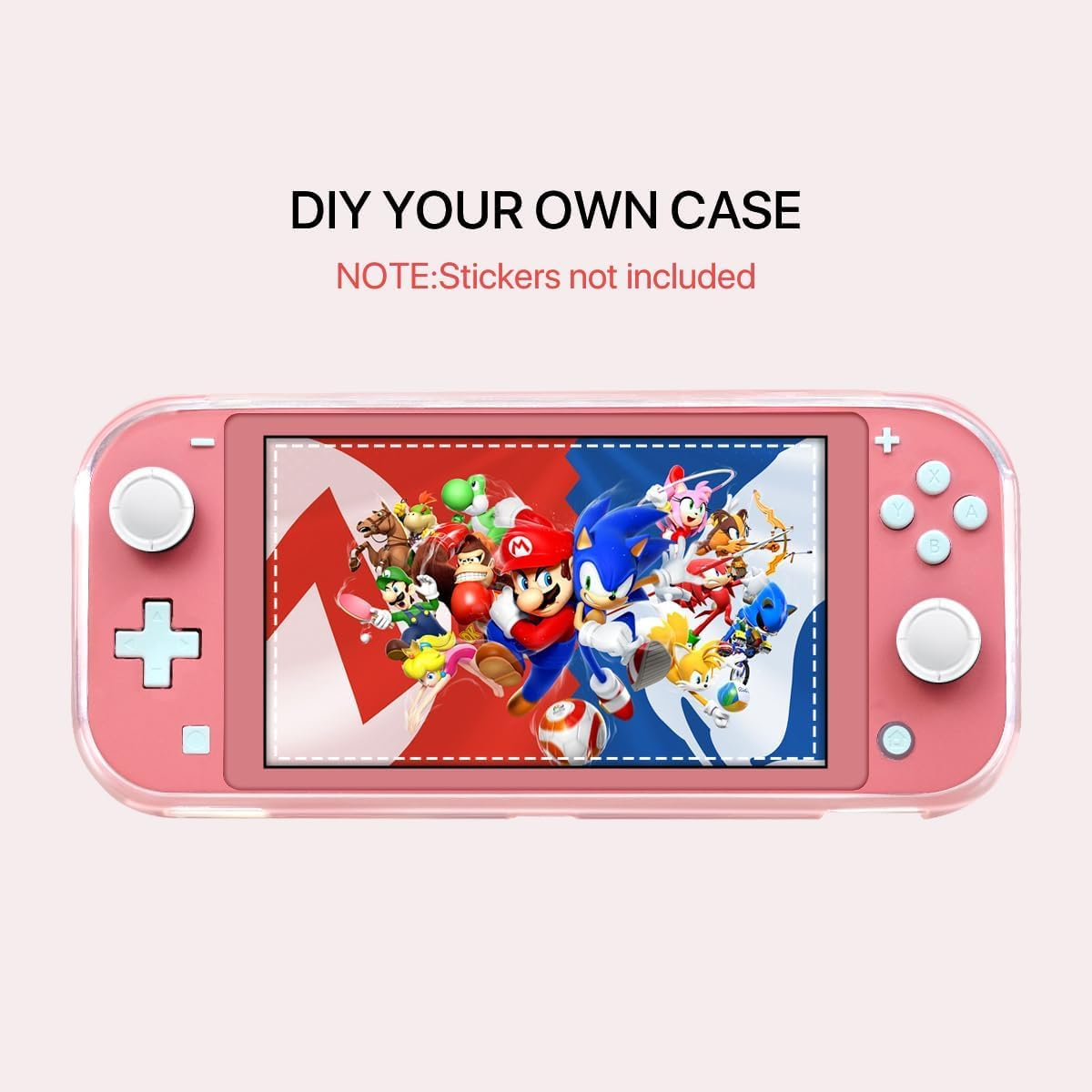 Switch Lite Case Protective Case for Nintendo Switch Lite, Case Compatible with Nintendo Switch Lite Soft TPU Cover - Transparent image number 6