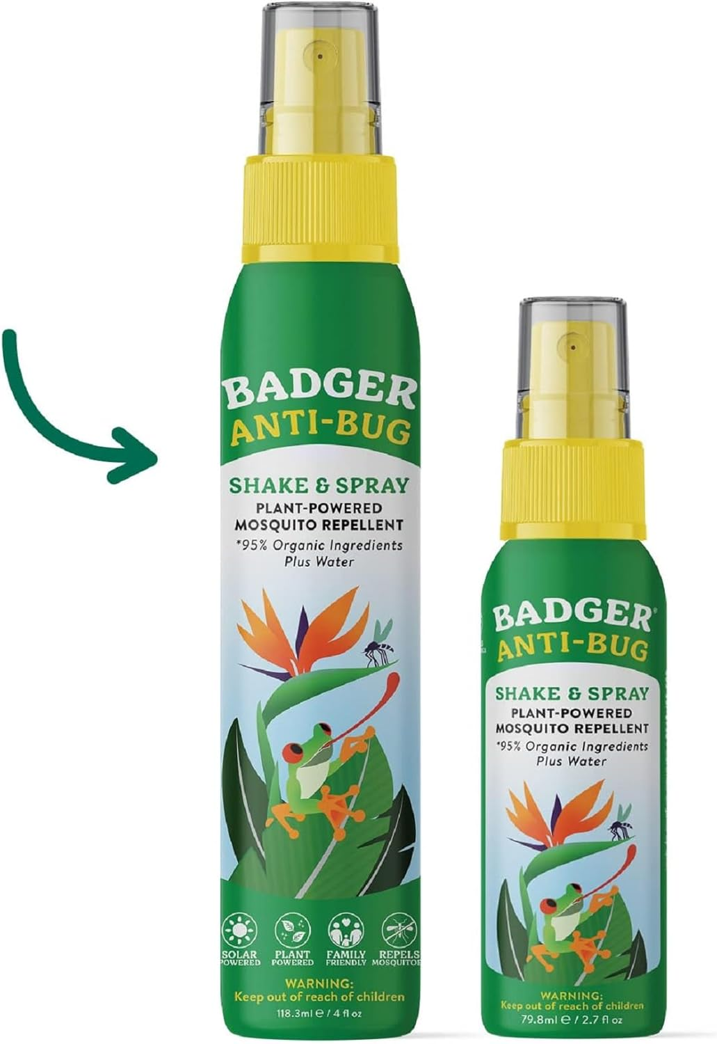 Badger Anti-Bug Repellent Shake & Spray - 4 Oz image number 6