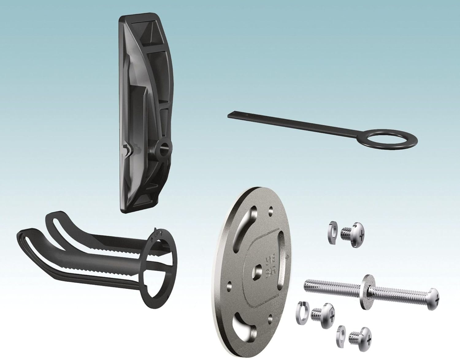 Moen Chrome Home Care Securemount Anchor for Bathroom Shower Grab Bar, 1 Anchor, SMA1005CH image number 1