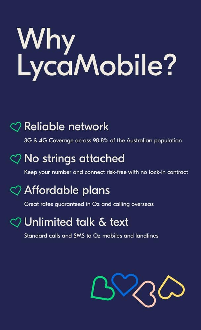 Lyca Mobile Unlimited Plan S Prepaid SIM 80GB $30 for $9