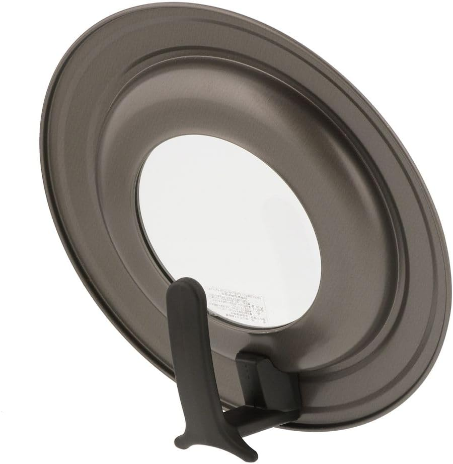 Bestco MA-2052 Ecological Frying Pan Cover with Lid 9.4-11.0 Inches (24-28 Cm), Glass Window, M, Made in Japan image number 2
