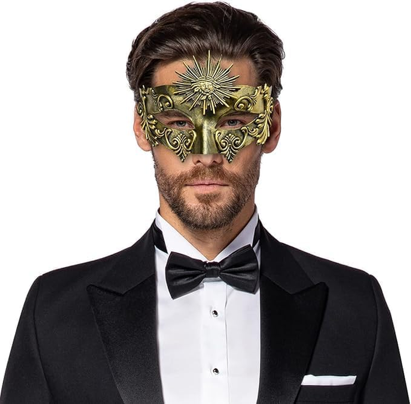 Masquerade Mask Halloween Mask Mardi Gras Mask for Men,Masquerade Mask image number 1