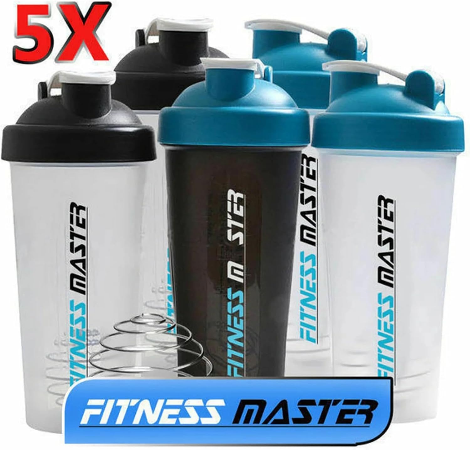 Fitness Master 5X GYM Protein Supplement Drink Blender Mixer Shaker Shake Ball Bottle Cup 700Ml image number 1