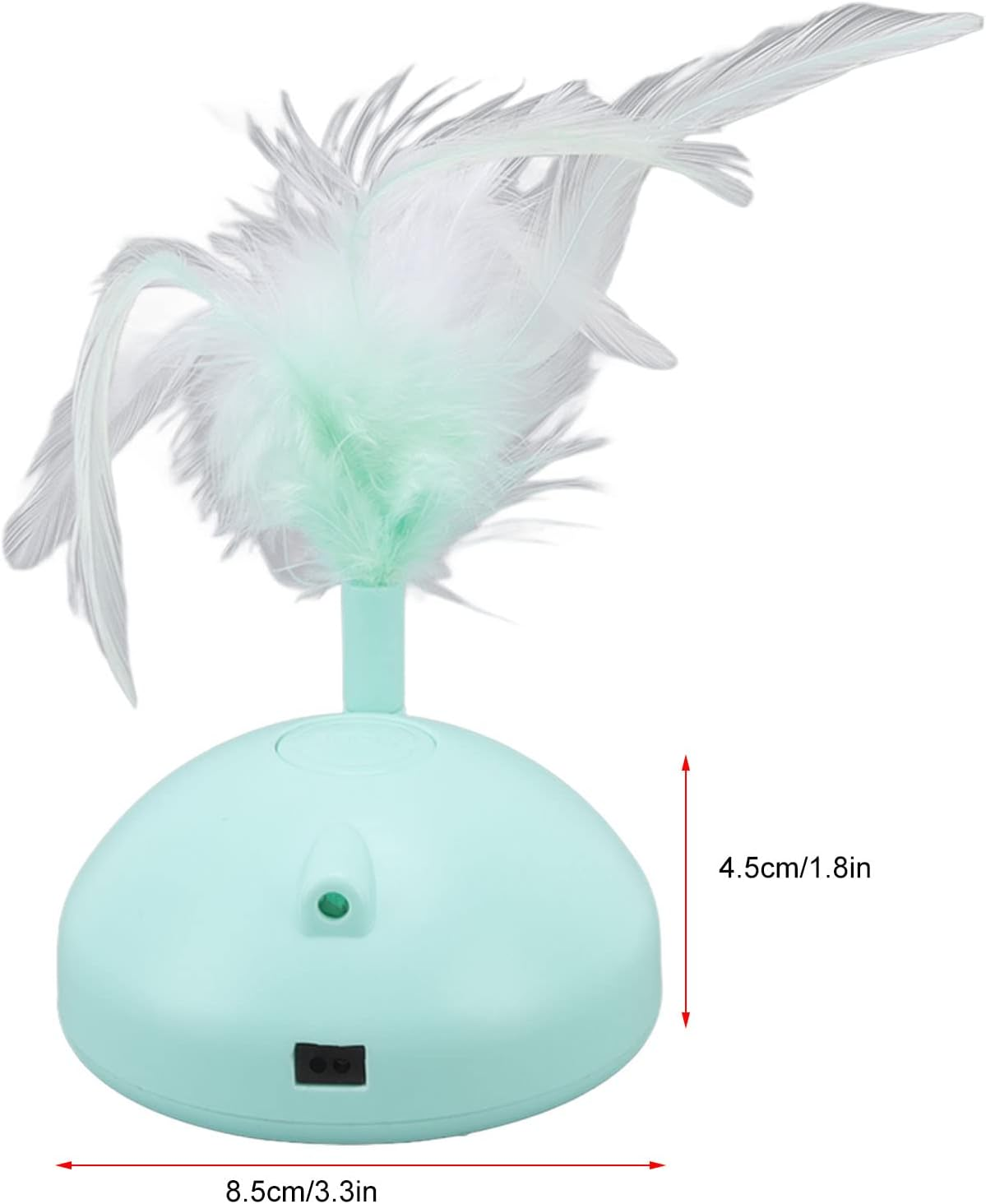 Rechargeable Electric Cat Toy Sphere with Feather USB Interactive Induction Play Sphere for Cats 360 Degree Intelligent Navigation for Endless Fun Ideal for Indoor Cats image number 6