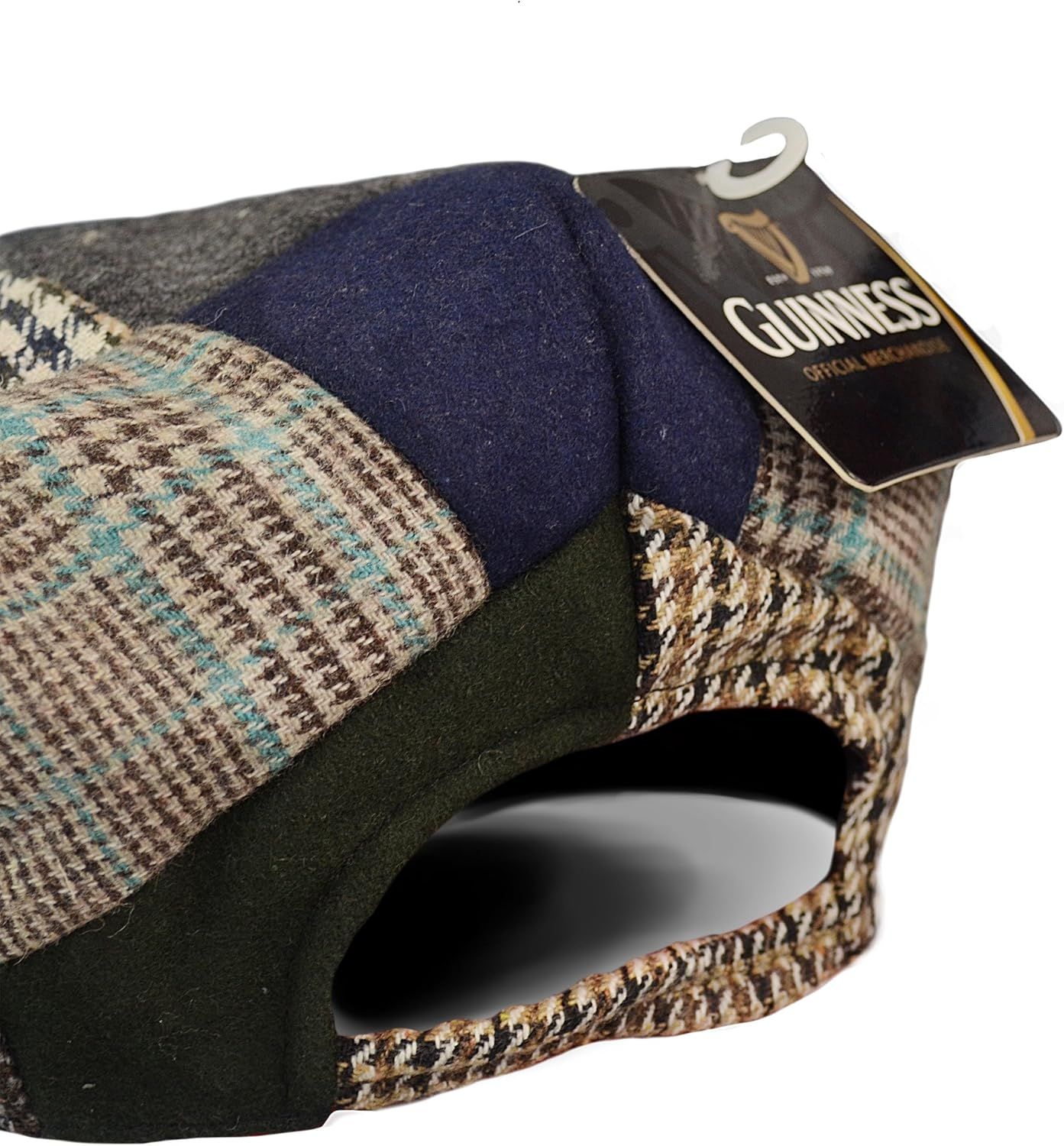 Guinness Official Merchandise Harp Embroidered Flat Cap Men'S Hat