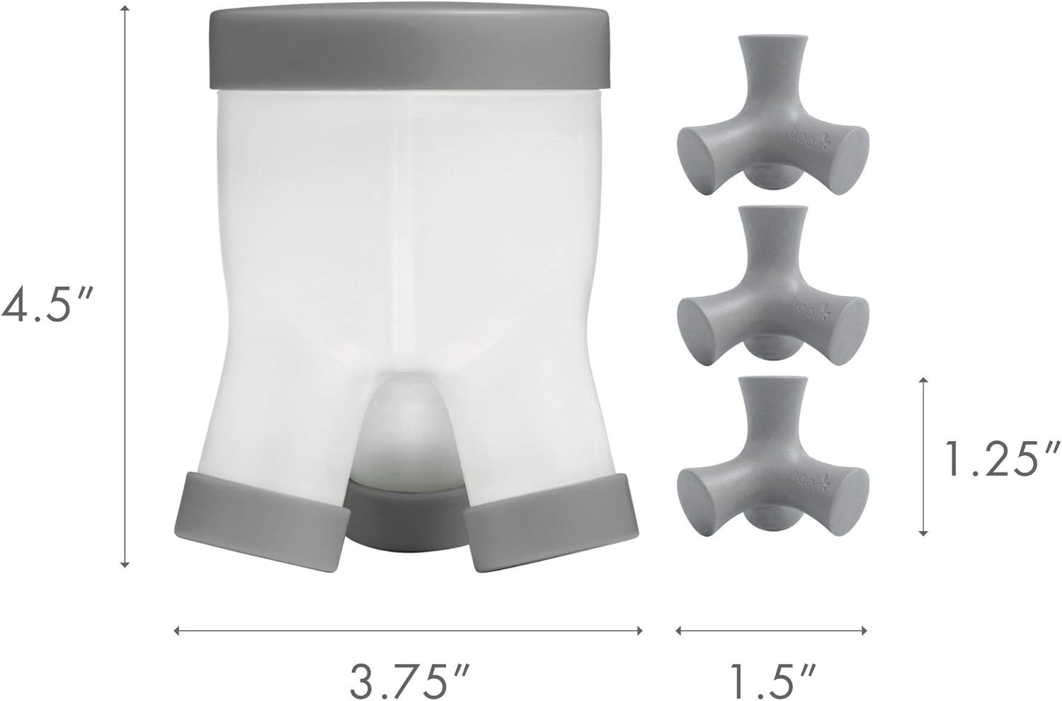 Boon&reg; Tripod&reg; Formula Container + Mix Silicone Formula Mixer image number 2