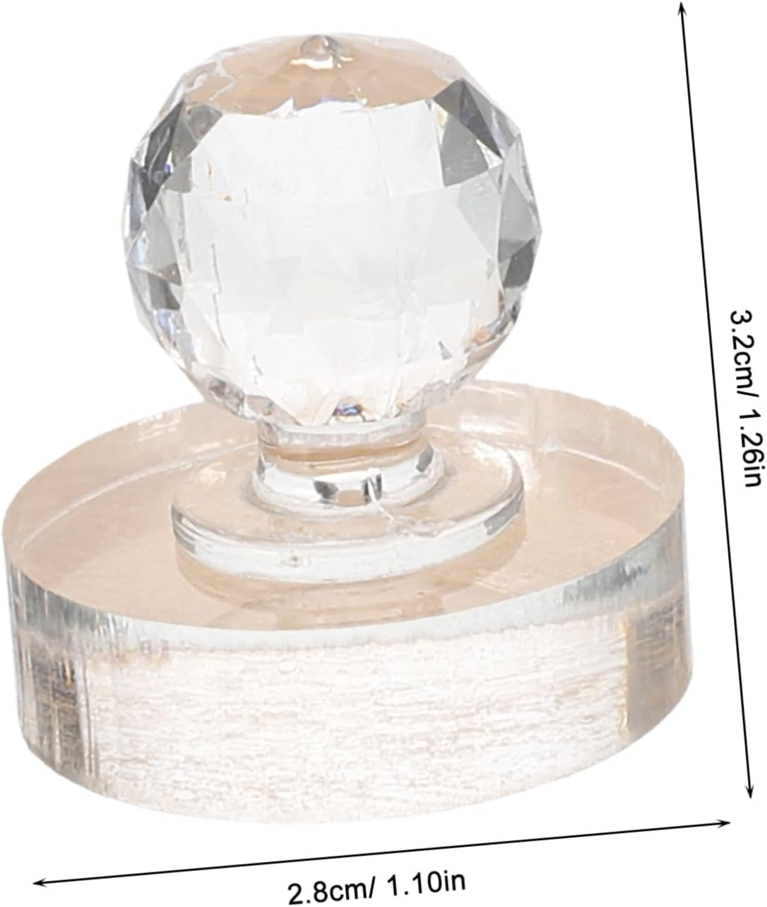 FOMIYES Eyeshadow Pressure Stamper Tool round Tamper for Eye Shadow Highlighter and Blusher Compact and Portable Makeup Stamper for Shaped Compacts Design image number 6