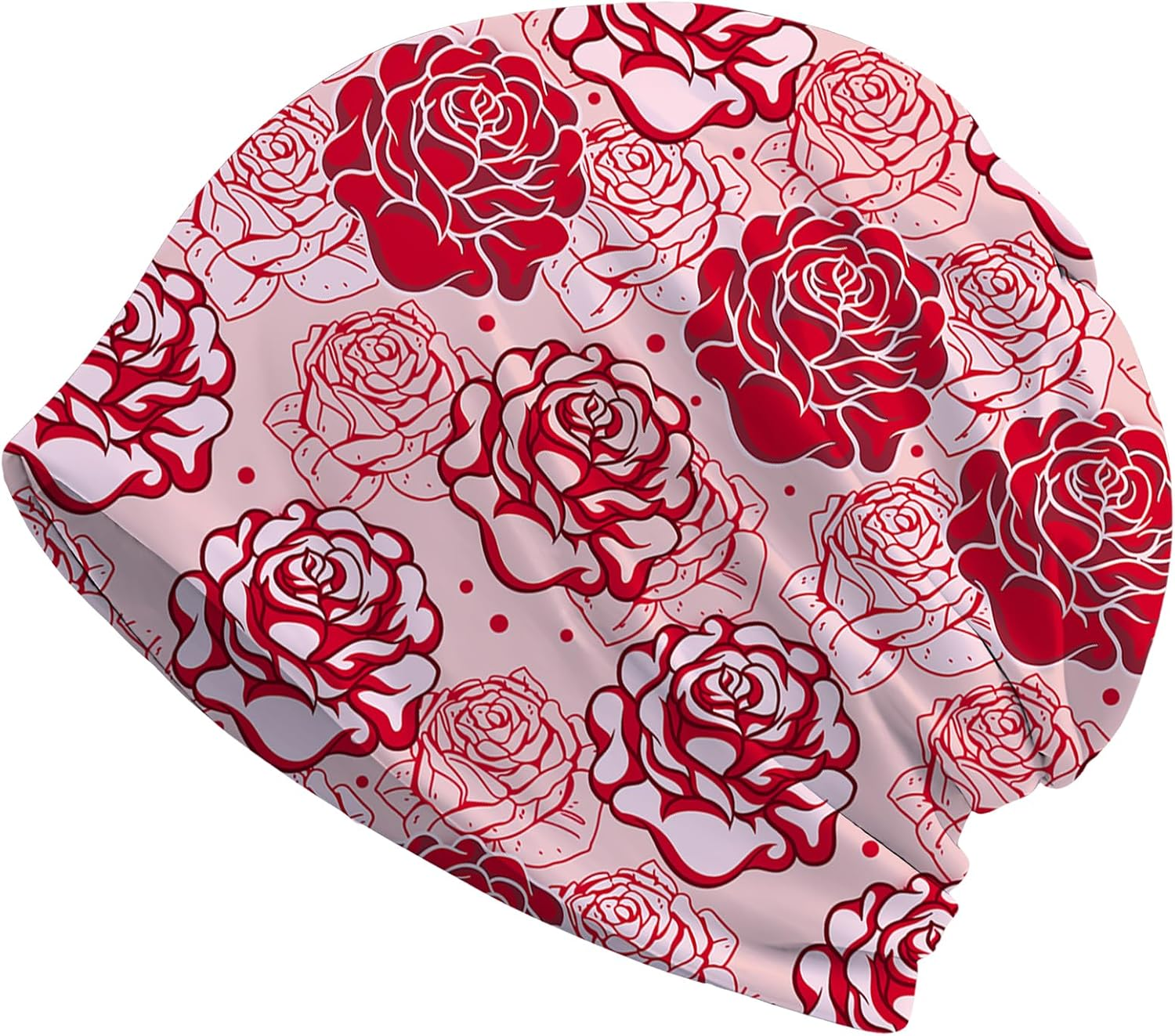 Abstract Neon Purple Women'S Slouchy Beanie Hat Cute Turban Hats Cancer Headwear Caps Baggy Skull Sleep Scarf