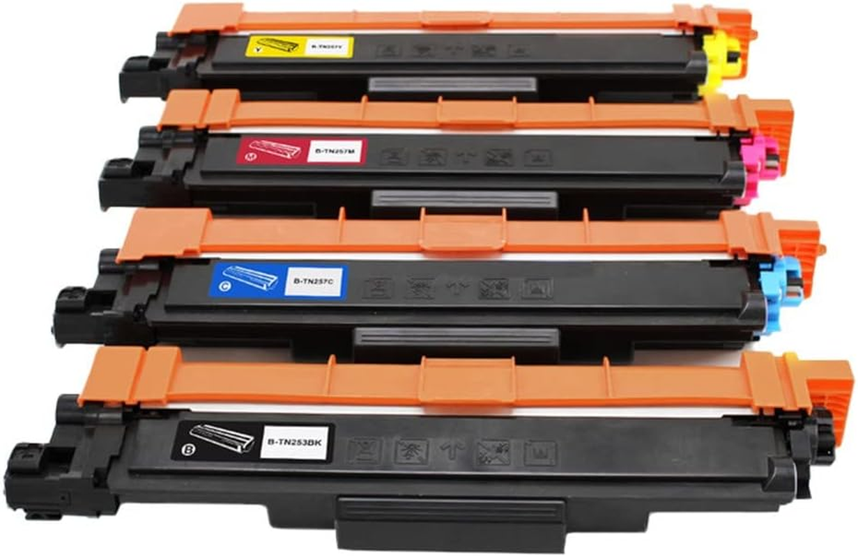 4 Pack Compatible Toner Cartridge Replacement for Brother TN253 TN-253 TN257 TN-257 Combo [1BK,1C,1M,1Y] for DCP-L3510CDW HL-L3230CDW HL-L3270CDW MFC-L3745CDW MFC-L3750CDW MFC-L3770CDW image number 4
