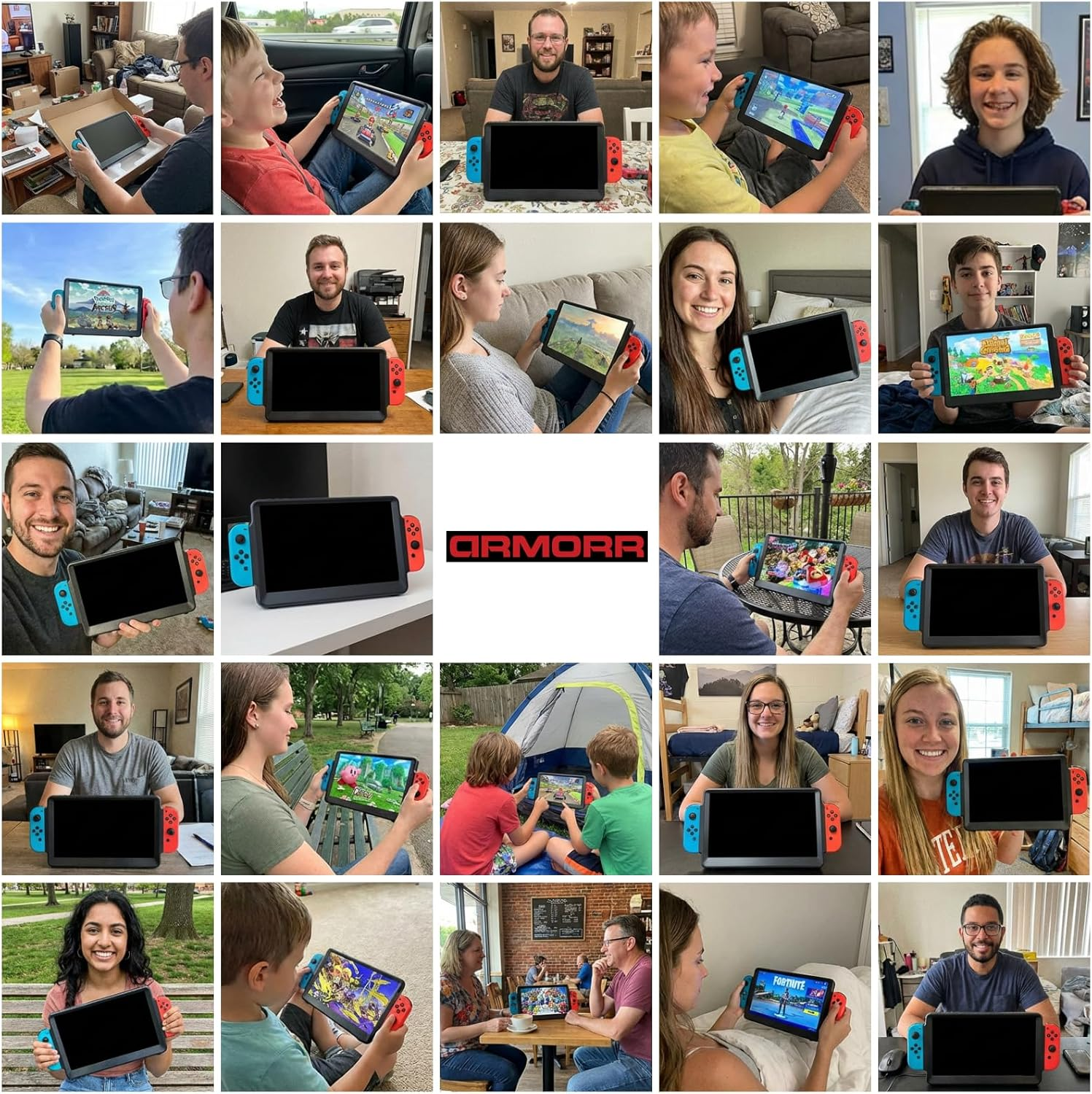 Orion Portable Monitor - 11.6" HD IPS Gaming Display & Dock for Switch, Compatible with HDMI Consoles, Xbox, PS5, Mobile Gaming Devices - Stereo Speakers, Ergo Handles image number 4