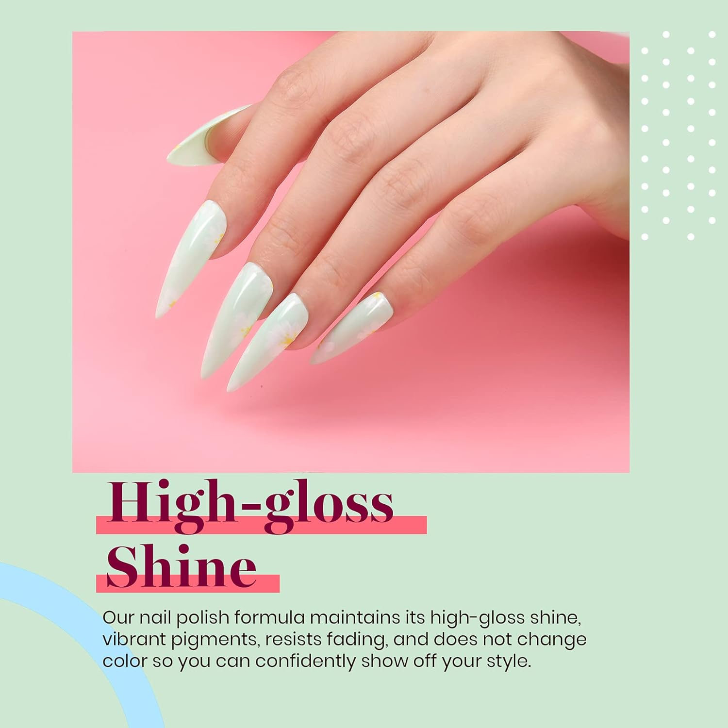 Beetles Gel Polish Gel Polish 15Ml Green Gel Polish Jelly Gel Nail Polish Nude Lagoon Green Color Soak off Uv Led Nail Lamp Spring Gel Polish Nail Art Manicure Salon Diy Home Solid Gel image number 2