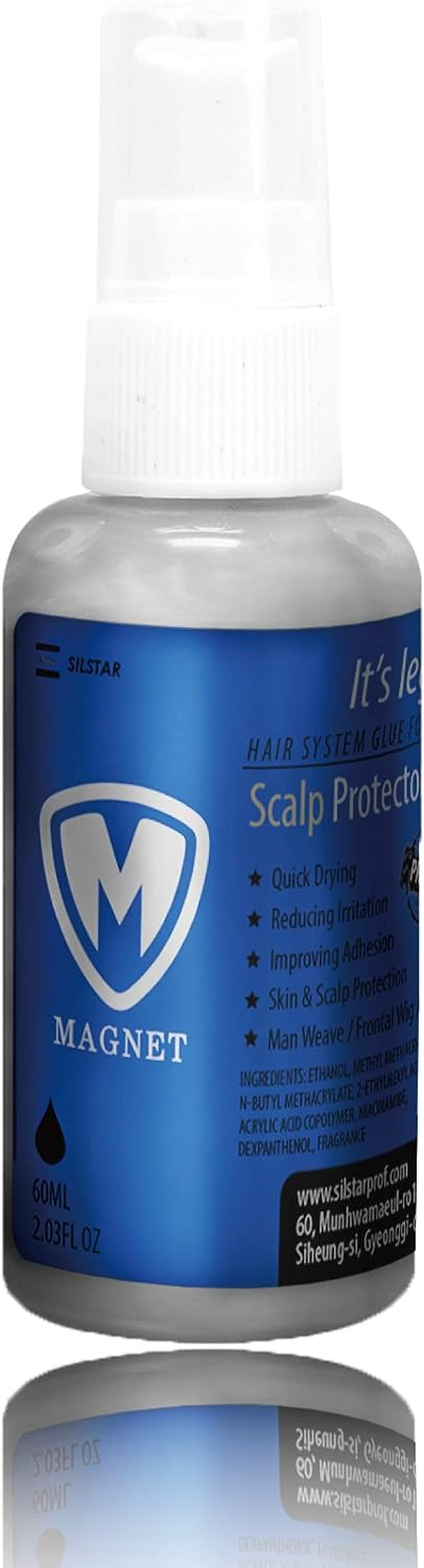 MAGNET WIG SCALP PROTECTOR PRIMER 60Ml_2.03Oz - SCALP PROTECTING SPRAY for ALL SKIN TYPES/HELPS CLEANS DIRT/PROTECTS SKIN from ADHESSIVE/PROTECTS SKIN from IRRITATION image number 4