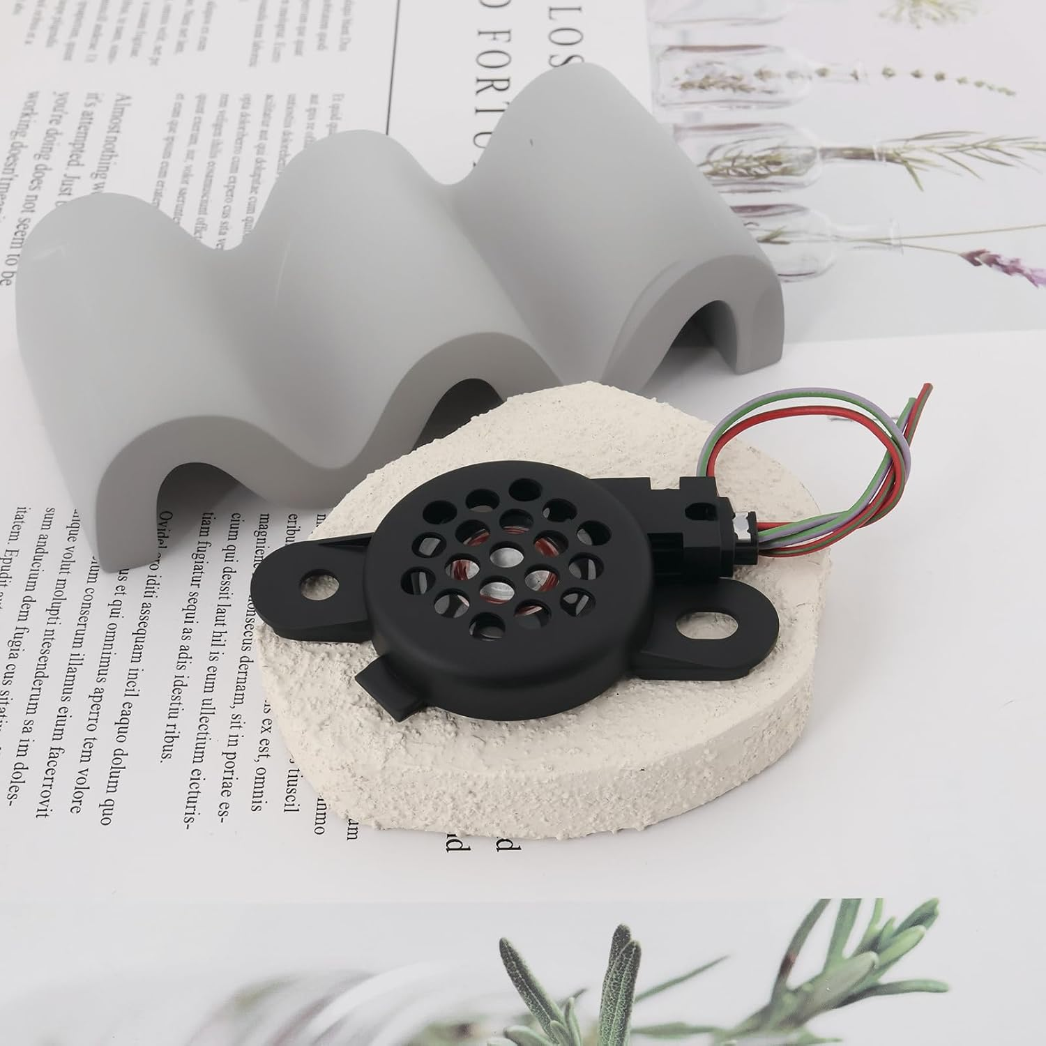 VGOL 1Pc Car PDC Parking Warning Buzzer Speaker Reversing Alarm 8E0919279 5Q0919279 Compatible with Audi Compatible with Volkswagen with Wire Black image number 5