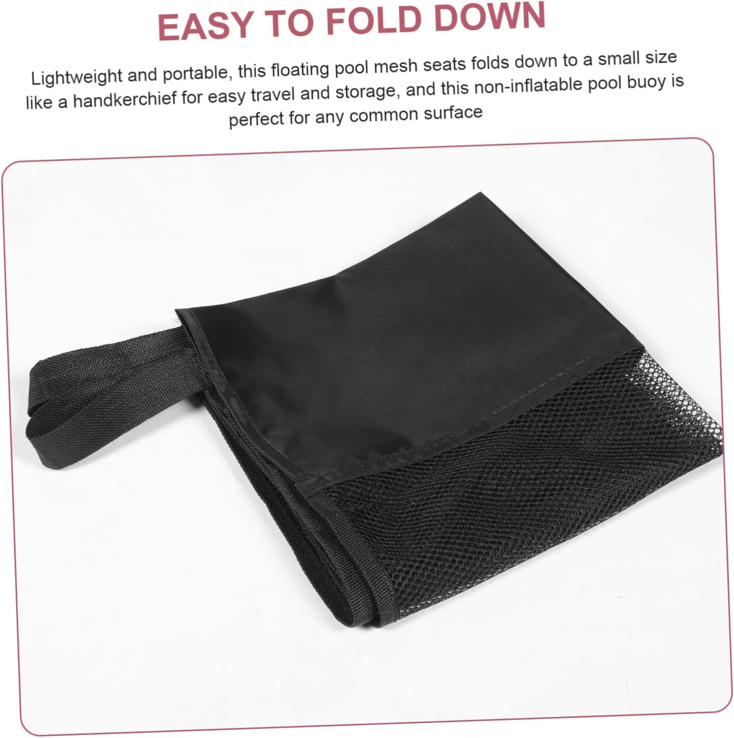 KOMBIUDA 2Pcs Swimming Pool Mesh Chair Net Bag Portable Swimming Pool for Adults Inflatable Adult Summer Accessories Thick Noodles Swim Float Net Noodles Chair image number 4