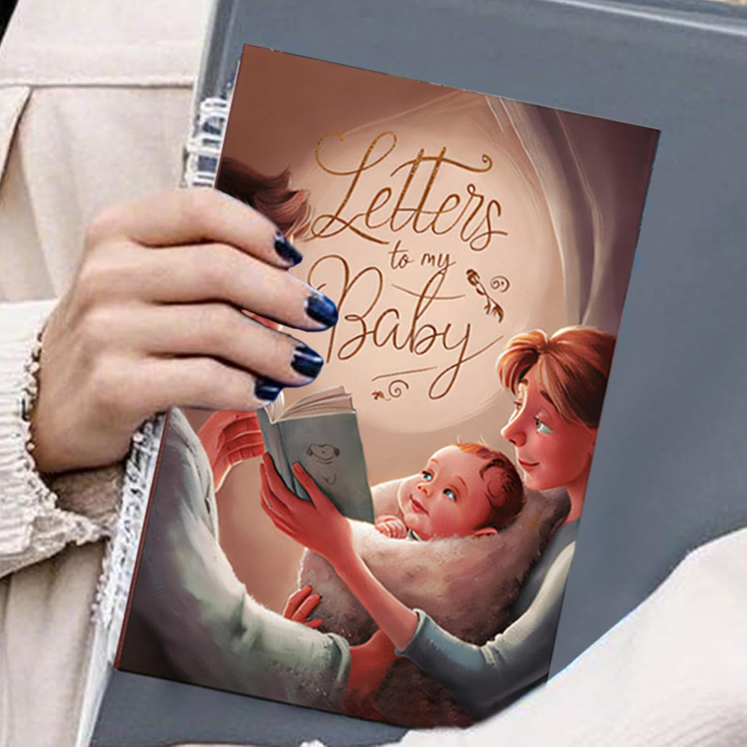 Written Memories Notebook - Notebook for Writing Letters to - Parental Notebook 50 Pages, Family Link Journal for Pregnancy and Birth image number 1