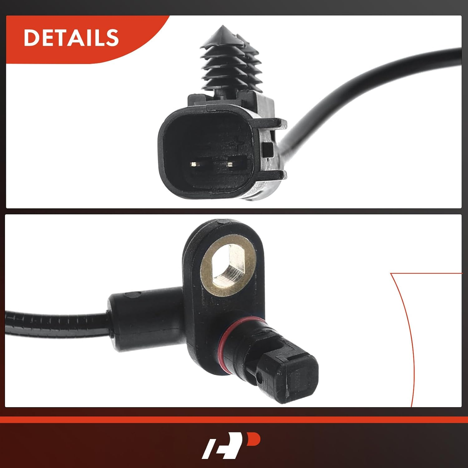 A-Premium Rear Right ABS Wheel Speed-Sensor - Compatible with Dodge Journey 2009 10 11 12 13 14 15 16 17 18 19 2020, Sport Utility - Rear Passenger Side, Replace# 04743874AE, 4743874AF image number 2