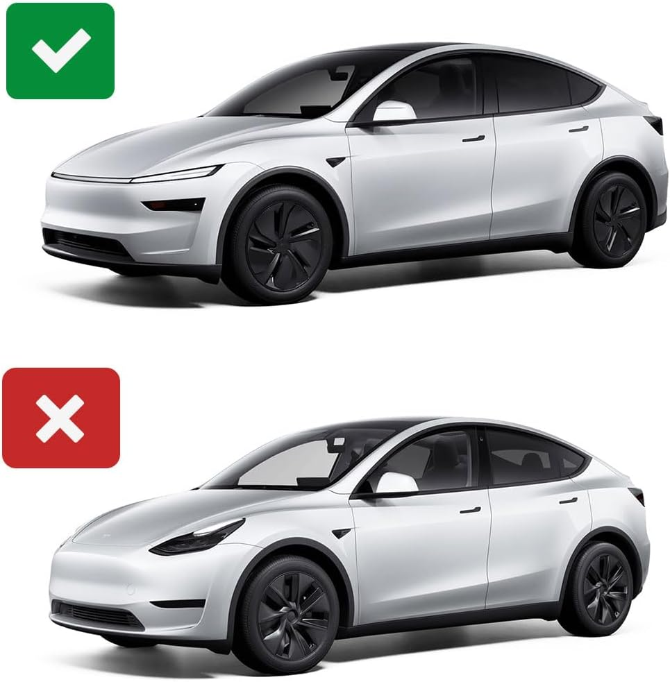 VION Tesla 2026-2025 Model Y Roof Sunshades - Precision Fit, No Sagging (2026-2025 New Model Y)