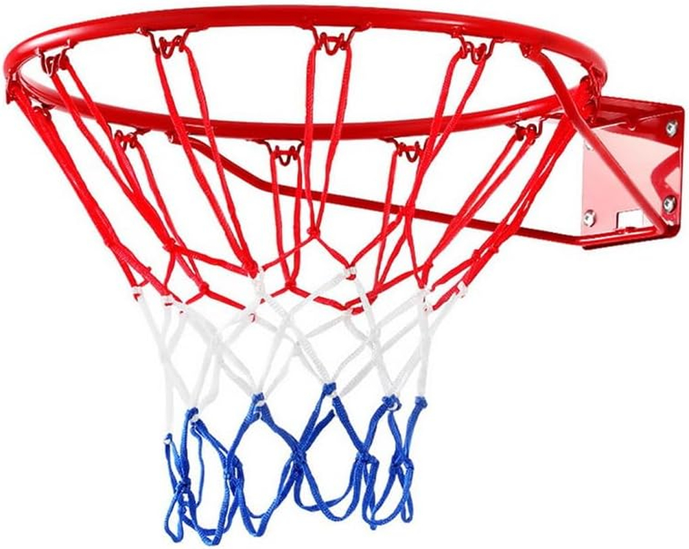 Everfit Basketball Ring Hoop Rim Goal Net 45CM Wall Mounted Outdoor Hanging image number 5